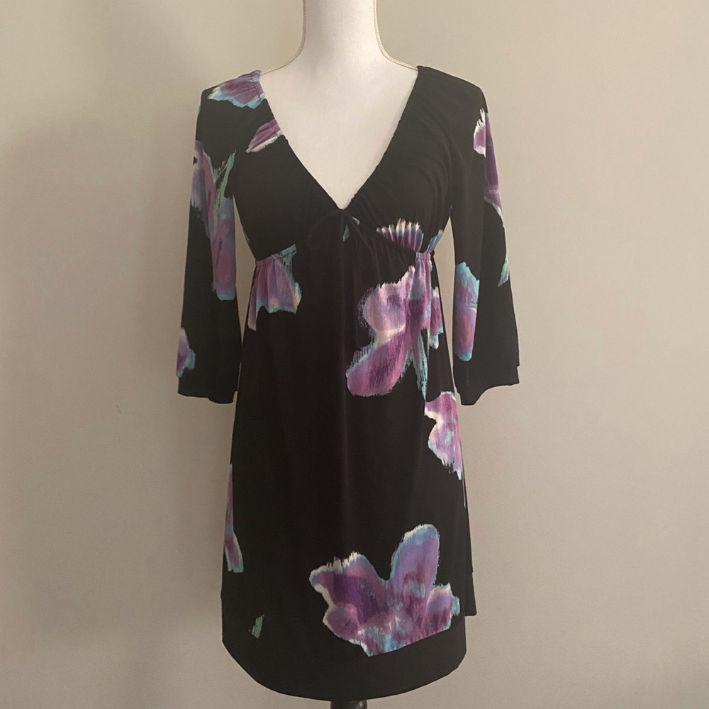 Black Floral Dress